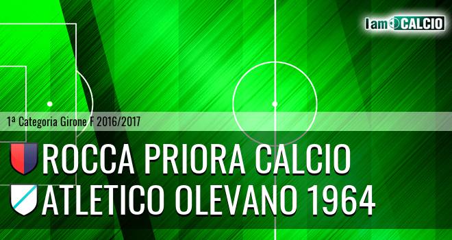 Rocca Priora Calcio - Atletico Olevano 1964