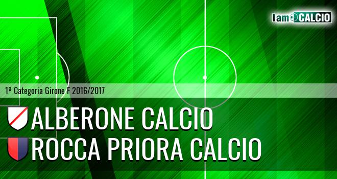 Alberone Calcio - Rocca Priora Calcio