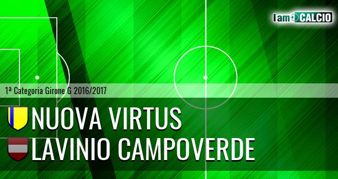 Nuova Virtus - Lavinio Campoverde