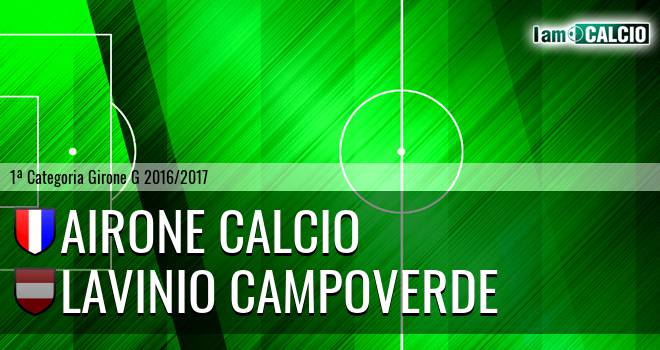 Airone Calcio - Lavinio Campoverde