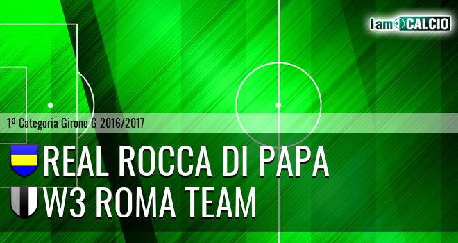 Real Rocca Di Papa - W3 Maccarese