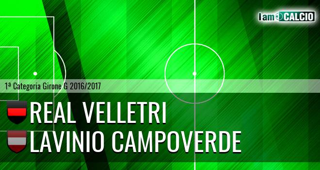 Real Velletri - Lavinio Campoverde