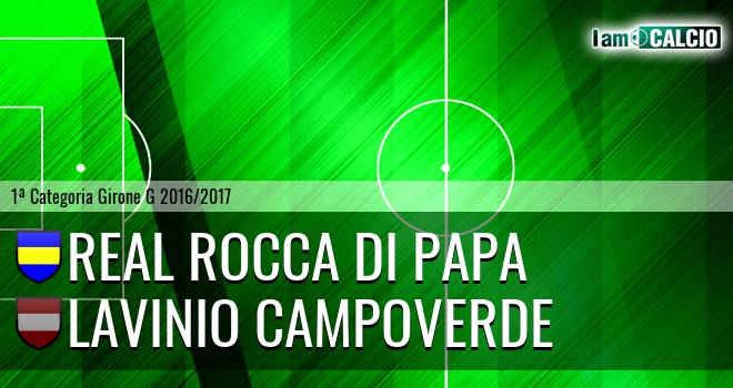 Real Rocca Di Papa - Lavinio Campoverde