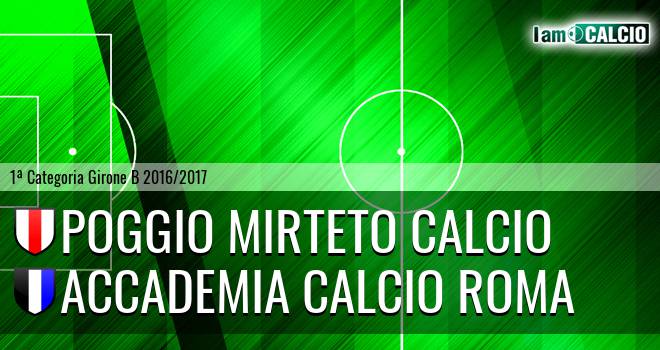 Poggio Mirteto Calcio - Accademia Calcio Roma