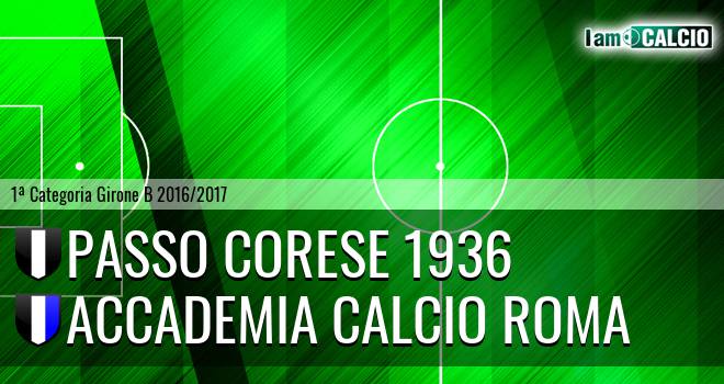 Passo Corese 1936 - Accademia Calcio Roma