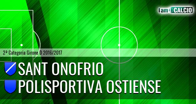 Sant Onofrio - Polisportiva Ostiense