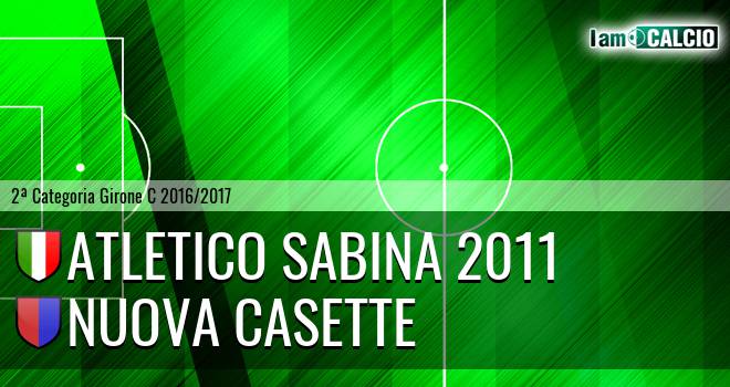 Atletico Sabina 2011 - Nuova Casette