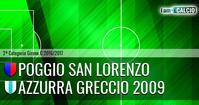 Poggio San Lorenzo - Azzurra Greccio 2009