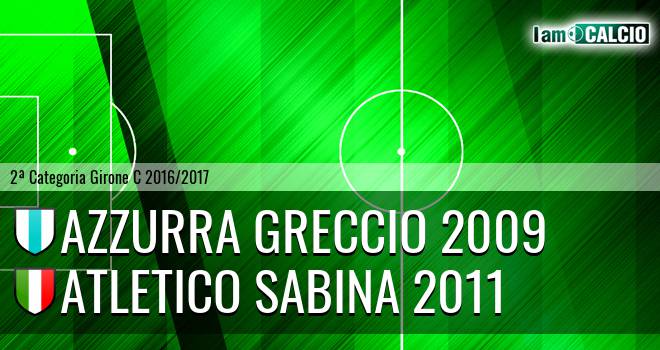 Azzurra Greccio 2009 - Atletico Sabina 2011