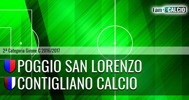 Poggio San Lorenzo - Contigliano Calcio