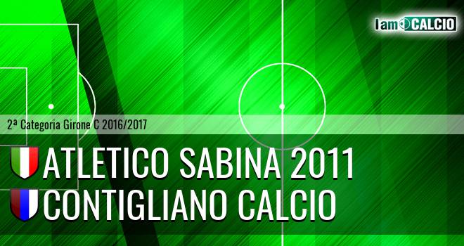 Atletico Sabina 2011 - Contigliano Calcio