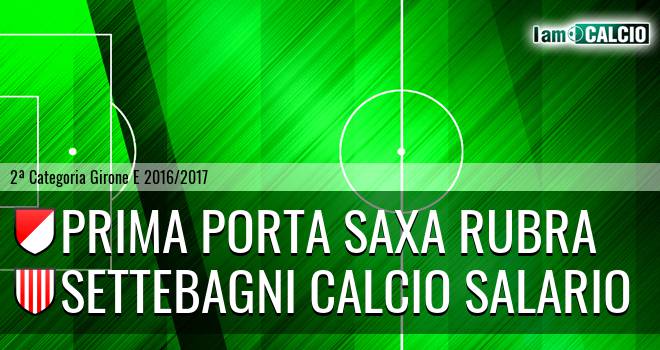 Prima Porta Saxa Rubra - Settebagni Calcio Salario