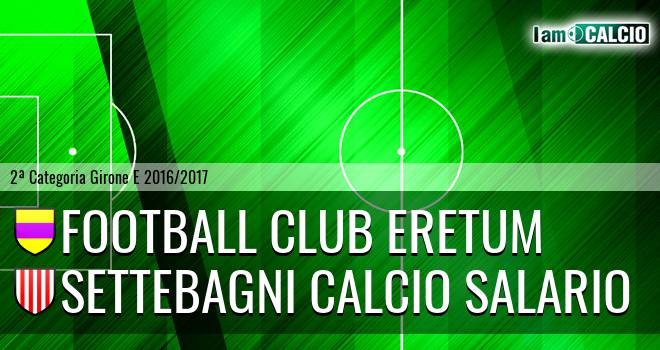 Football Club Eretum - Settebagni Calcio Salario