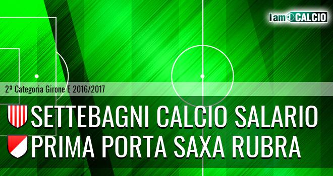 Settebagni Calcio Salario - Prima Porta Saxa Rubra