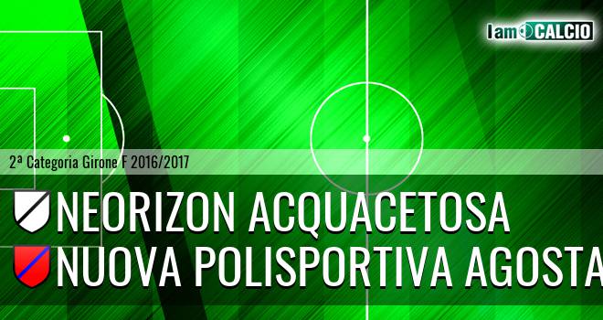 Neorizon Acquacetosa - Nuova Polisportiva Agosta