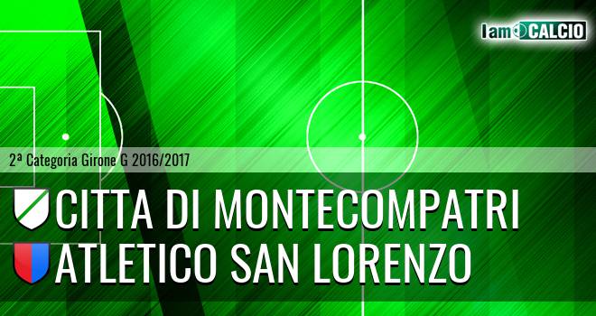 Citta Di Montecompatri - Atletico San Lorenzo