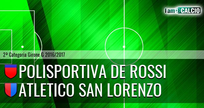 Polisportiva De Rossi - Atletico San Lorenzo