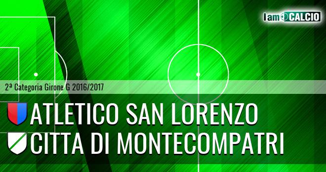 Atletico San Lorenzo - Citta Di Montecompatri