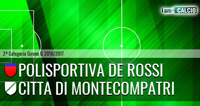 Polisportiva De Rossi - Citta Di Montecompatri