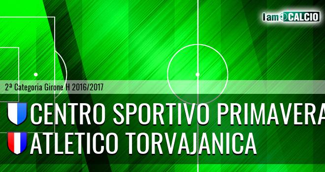 Centro Sportivo Primavera - Atletico Torvajanica