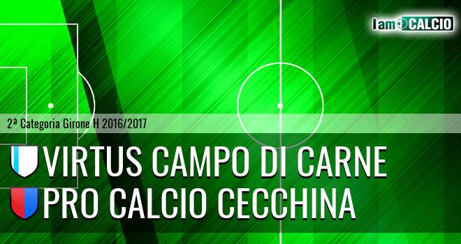 Virtus Campo Di Carne - Pro Calcio Cecchina