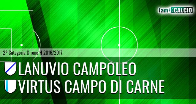 Lanuvio Campoleo - Virtus Campo Di Carne