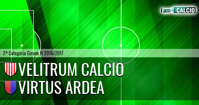 Velitrum Calcio - Virtus Ardea