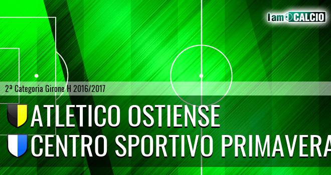 Atletico Ostiense - Centro Sportivo Primavera