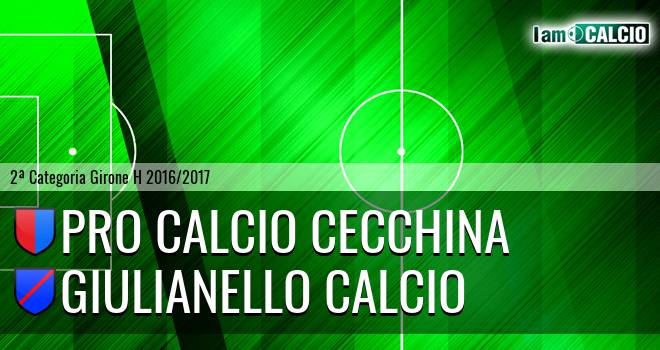 Pro Calcio Cecchina - Giulianello Calcio