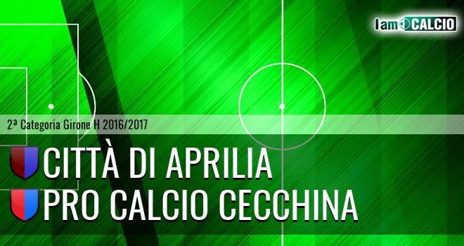 Città di Aprilia - Pro Calcio Cecchina