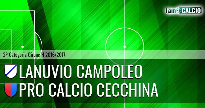 Lanuvio Campoleo - Pro Calcio Cecchina