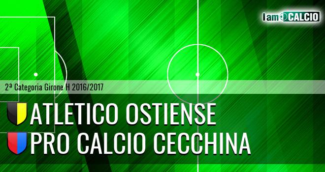 Atletico Ostiense - Pro Calcio Cecchina