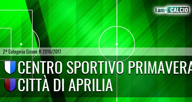 Centro Sportivo Primavera - Città di Aprilia