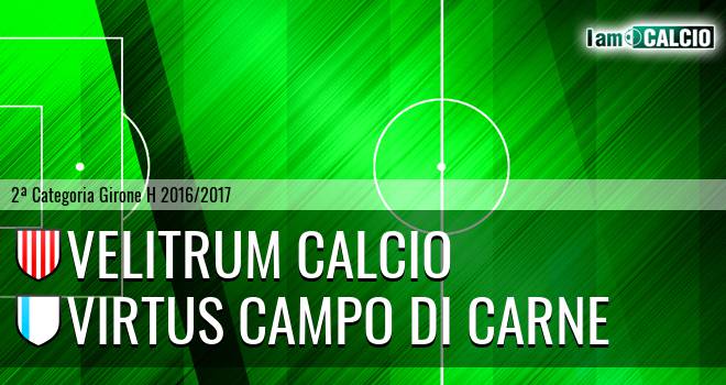 Velitrum Calcio - Virtus Campo Di Carne