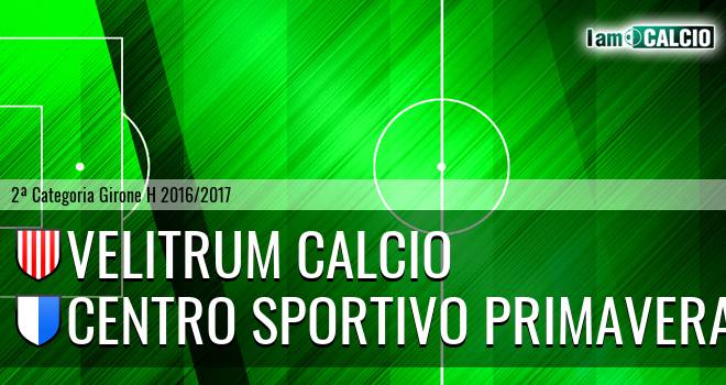 Velitrum Calcio - Centro Sportivo Primavera