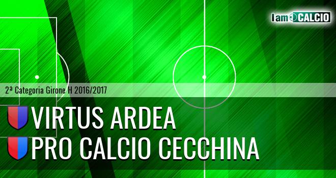 Virtus Ardea - Pro Calcio Cecchina