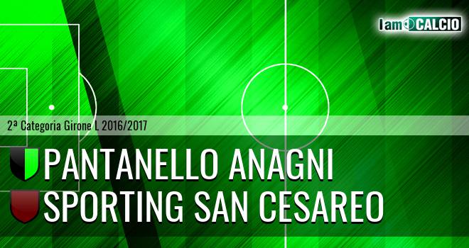 Pantanello Anagni - Sporting San Cesareo