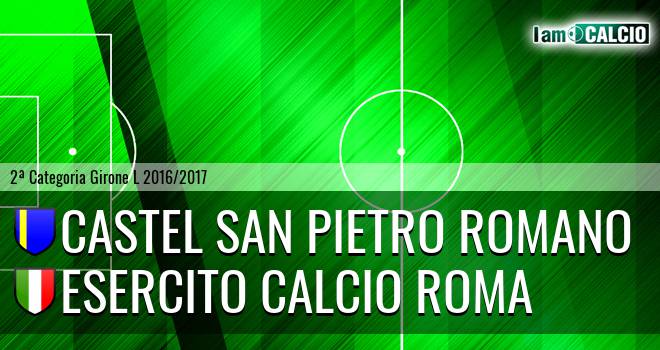 Castel San Pietro Romano - Esercito calcio Roma