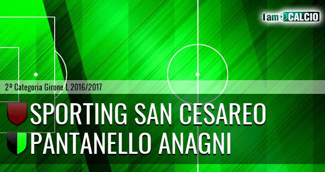 Sporting San Cesareo - Pantanello Anagni