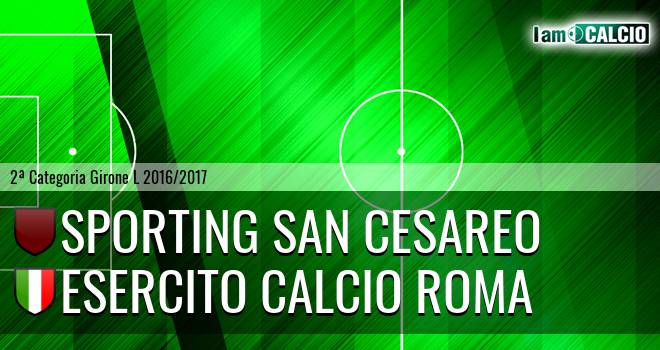 Sporting San Cesareo - Esercito calcio Roma