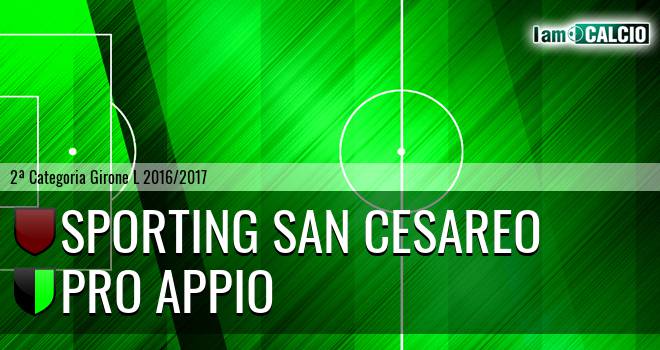 Sporting San Cesareo - Pro Appio