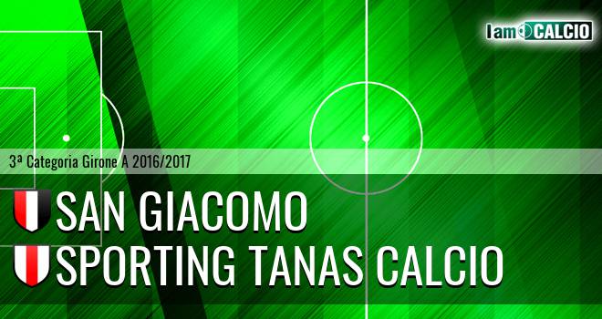 San Giacomo - Sporting Tanas Calcio