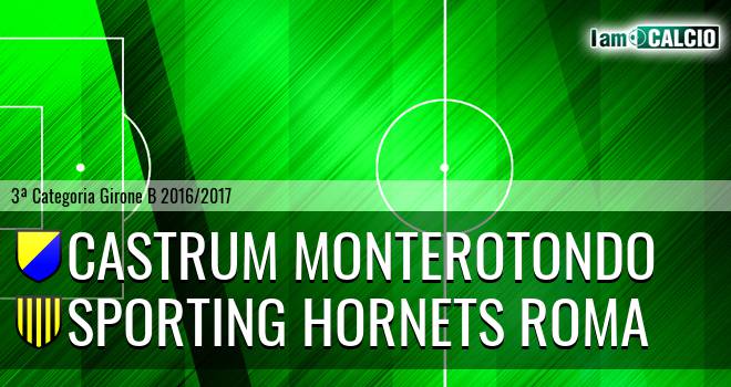 Castrum Monterotondo - Sporting Hornets Roma