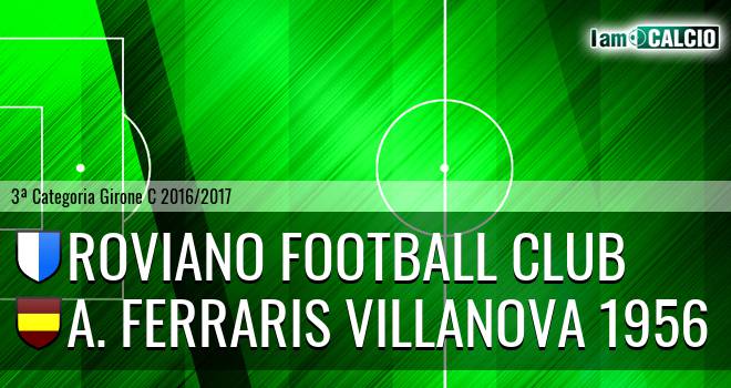 Roviano Football Club - A. Ferraris Villanova 1956