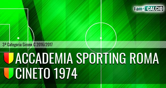 Accademia Sporting Roma - Cineto 1974