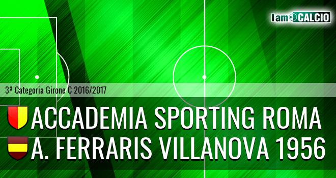 Accademia Sporting Roma - A. Ferraris Villanova 1956