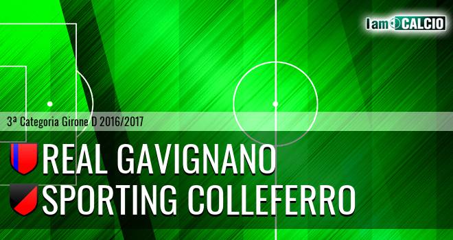 Real Gavignano - Sporting Colleferro