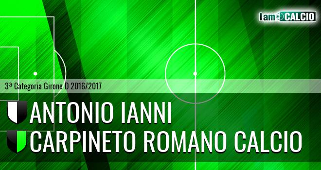 Antonio Ianni - Carpineto Romano Calcio