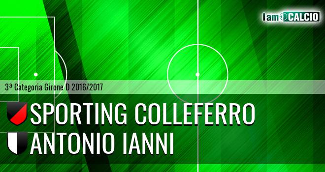 Sporting Colleferro - Antonio Ianni