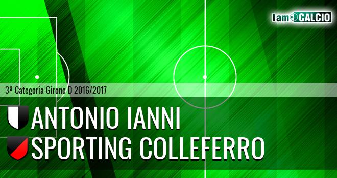 Antonio Ianni - Sporting Colleferro